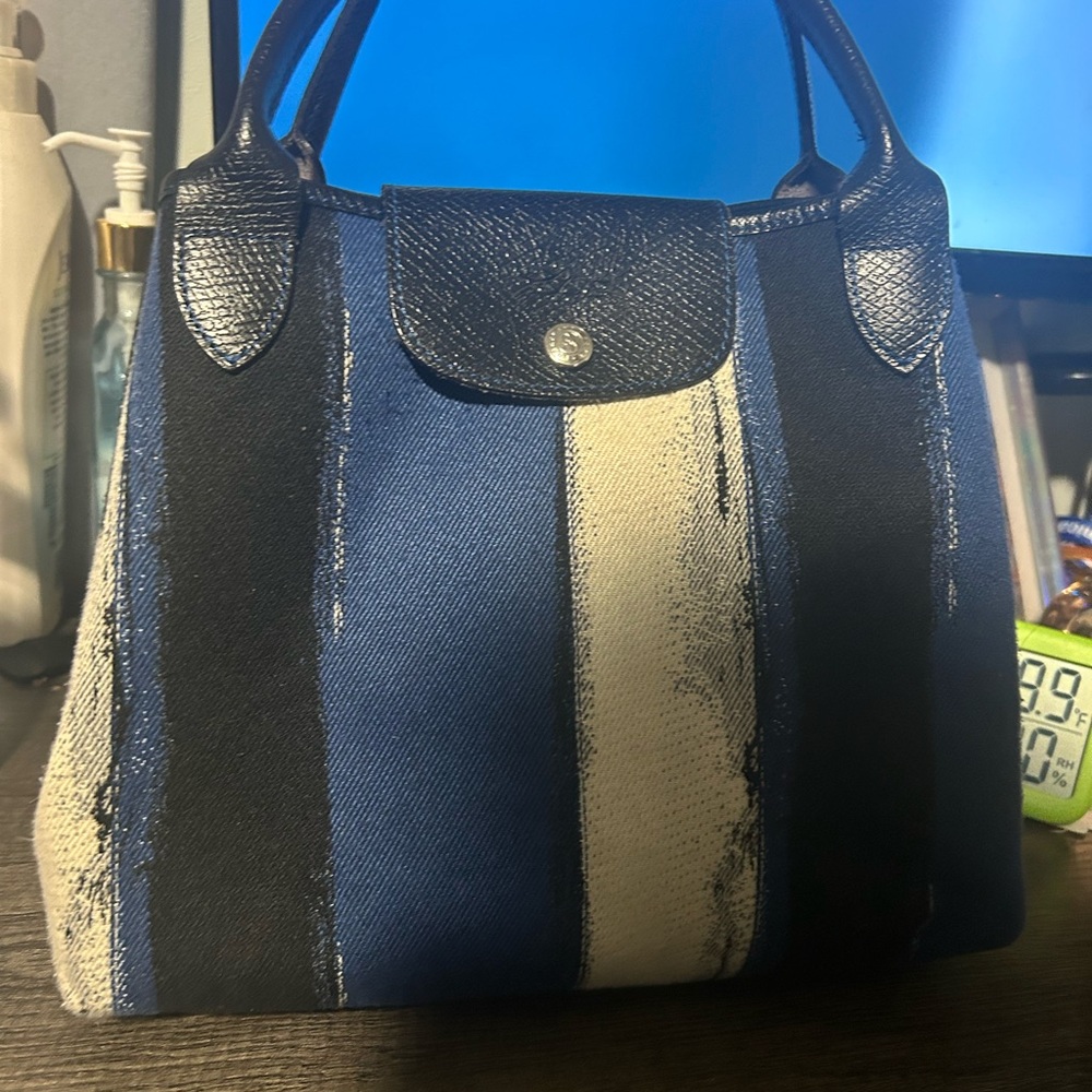 Longchamp striped canvas tote - Picture 6 of 15